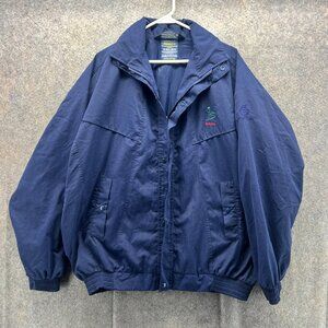 Sunderland Of Scotland Jacket Mens XXL Blue Waterproof Full Zip Birkdale Golf